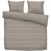 Leen Bakker - Dekbedovertrek Maysa - 240x220 Cm - Polyester - Beige