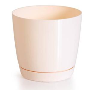 Prosperplast plantenpot - kunststof - beige - D21 x H19 cm