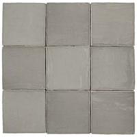 Roca St Tropez FHWE06P021 Wandtegel 130X130 Gris 8,5mm Glans