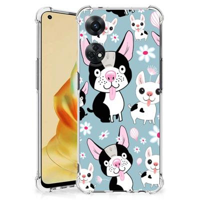 OPPO Reno8 T 4G Case Anti-shock Hondjes OPPO Reno8 T 4G Case Anti-shock Hondjes