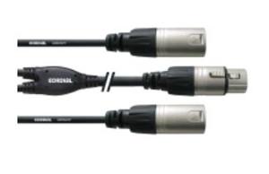 Cordial CFY 0.3 FMM audio kabel 0,3 m 2 x XLR (3-pin) XLR (3-pin) Zwart