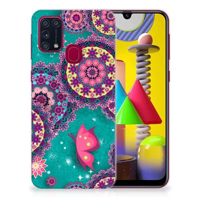 Samsung Galaxy M31 | Hoesje maken | Cirkels en Vlinders