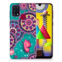 Samsung Galaxy M31 | Hoesje maken | Cirkels en Vlinders