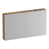 BRAUER Impress spiegelkast - 120x70x15cm - zonder verlichting - 2 dubbelzijdige spiegeldeuren - Honey SK-IM120HO