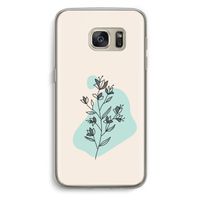 Violets are blue: Samsung Galaxy S7 Transparant Hoesje