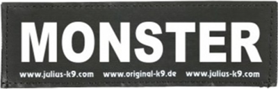 Julius-K9 label - Monster - 80 x 20mm