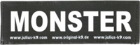 Julius-K9 label - Monster - 80 x 20mm