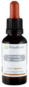 Proviform Vitamine D3 - 5 MCG Vegan Druppels