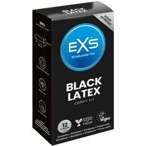 EXS Black Latex 12 Condooms 12 stuks