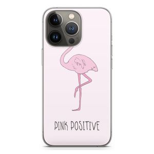 Pink positive: iPhone 13 Pro Transparant Hoesje