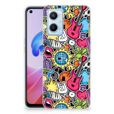 OPPO A96 | OPPO A76 | Sillicone Back Cover | Punk Rock OPPO A96 | OPPO A76 | Sillicone Back Cover | Punk Rock