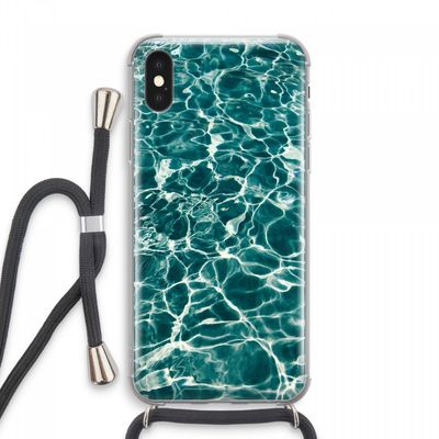 Weerkaatsing water: iPhone XS Max Transparant Hoesje met koord