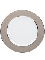 Christofle plat Platinum en porcelaine - Argent