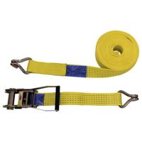 Petex 43193219 Spanband (tweedelig) Trekkracht (lc) vastbinden (enkel/direct)=2500 daN (l x b) 8 m x 50 mm Ratelinrichting