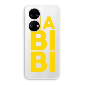 Habibi Blue: Huawei P50 Transparant Hoesje