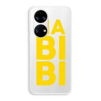 Habibi Blue: Huawei P50 Transparant Hoesje