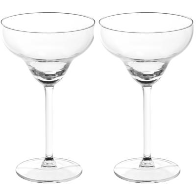 Secret de Gourmet Cocktail/margarita glazen - 12x stuks - 300 ml - transparant