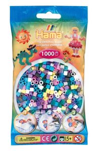 Hama Strijkkralen Pastel Mix (69), 1000st.