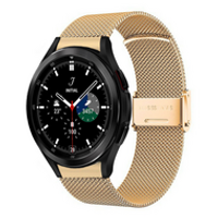 Samsung Galaxy Watch 4 Classic - 42mm & 46mm - Milanese bandje met klemsluiting - Goud