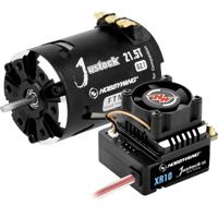 Hobbywing Xerun Justock Combo G3S mit 21.5 Turn 38020373 Aantal windingen (turns): 21.5 Brushless aandrijving voor RC auto 1:10, 1:12