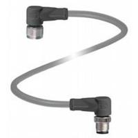 Pepperl+Fuchs 200860 Sensor/actuator connector M12 Aantal polen (sensoren): 4 Stekker, haaks, Bus, haaks 5.00 m 1 stuk(s)
