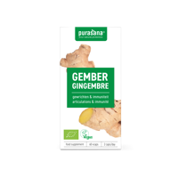 Purasana Supplementen Classic Gember 60Capsules