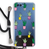 Sanseveria: Honor 10 Transparant Hoesje met koord