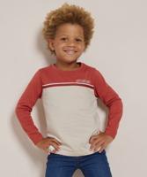 kleurblok top met witte naad kleurblok top met witte naad