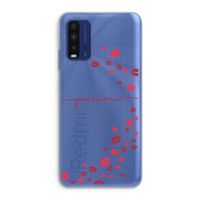 Kusjes: Xiaomi Redmi 9T Transparant Hoesje Kusjes: Xiaomi Redmi 9T Transparant Hoesje