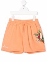 Kenzo Kids short imprimé à lien de resserrage - Orange - thumbnail