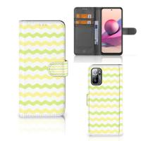 Xiaomi Redmi Note 10/10T 5G | Poco M3 Pro | Telefoon Hoesje | Waves Yellow