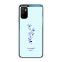 Bloom with grace: Xiaomi Poco M3 Pro 5G Transparant Hoesje