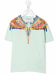 Marcelo Burlon County Of Milan Kids t-shirt à imprimé Wings - Vert