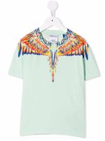 Marcelo Burlon County Of Milan Kids t-shirt à imprimé Wings - Vert