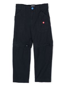 Marc Jacobs Kids pantalon réversible à poches cargo - Bleu