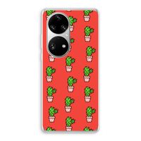 Mini cactus: Huawei P50 Pro Transparant Hoesje