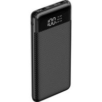 XCell Powerbank 10000 mAh LiPo Zwart Statusweergave