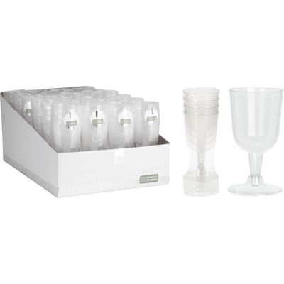Excellent Houseware Wijnglas kunststof 160ml set van 4 stuks
