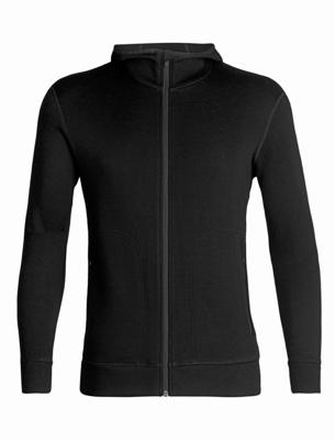 Icebreaker Elemtal LS Zip Heren Trui Black S