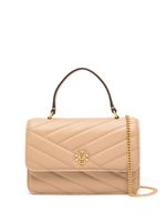 Tory Burch sac porté épaule matelassé Double T à rabat - Tons neutres