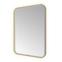 Hotbath &MORE Spiegel direct en indirect LED spiegelverwarming color changing dimbaar met afstandsbediening Geborsteld gunmetal PVD SSQ680BGP