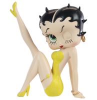 Betty Boop Leg Up (Geel Glitter) Beeldje