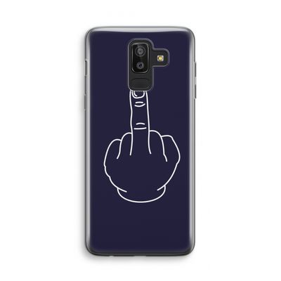 F**k U: Samsung Galaxy J8 (2018) Transparant Hoesje