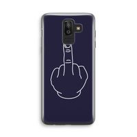 F**k U: Samsung Galaxy J8 (2018) Transparant Hoesje