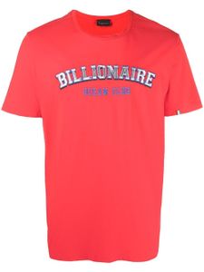 Billionaire t-shirt à logo imprimé - Rouge