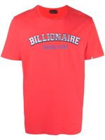 Billionaire t-shirt à logo imprimé - Rouge - thumbnail