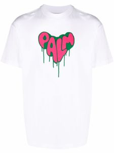 Palm Angels t-shirt à imprimé graphique - Blanc