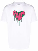 Palm Angels t-shirt à imprimé graphique - Blanc