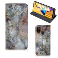 Samsung Galaxy M30s | M21 | Standcase | Marmer Grijs
