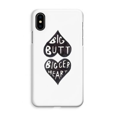 Big butt bigger heart: iPhone XS Max Volledig Geprint Hoesje